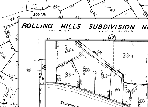 Extracting APN maps associated with parcels